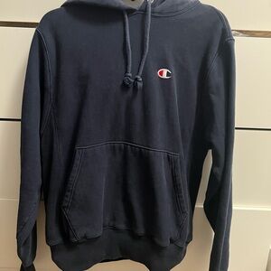 Champion Men's Navy Hoodie